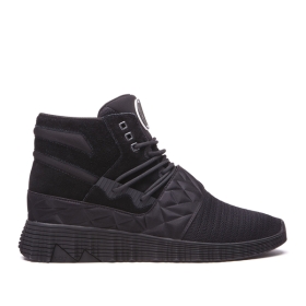 Supra Mens JAGATI High Top Shoes Black/black | US-42722